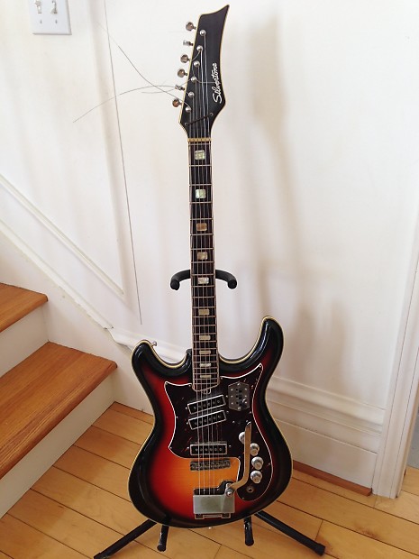 Silvertone mosrite on sale