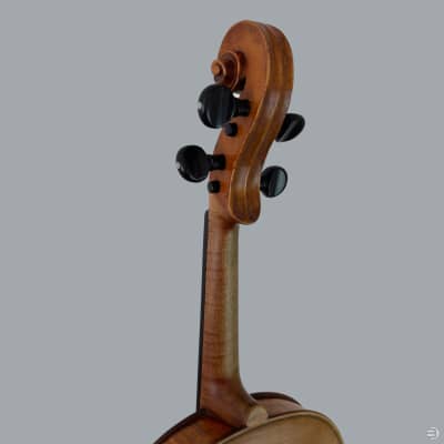 Antique Violin from Klingenthal, Germany - Labeled: J. N. Le Clerc - c. 1800 - LOB: 356 mm image 14