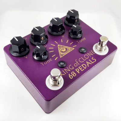68 Pedals King of Clone Dual Overdrive Pedal | Reverb 68 Pedals King of Clone Dual Overdrive Pedal | Reverb