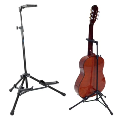 BUNDLE Music Stand for Sheet Music and Tripos Guitar/Violin Stand black image 3