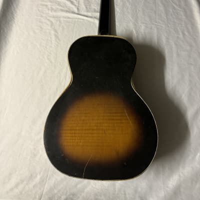 Kay Parlor Guitar *For Restoration* MIJ Japan 1950s 1960s Vintage - Sunburst image 16