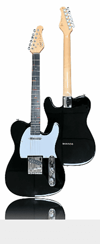Fretlight FG-623 Tele body Electric Guitar 2022 Black image 1