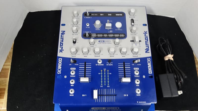 Numark DXM06 24 bit Digital Mixer Dj W/Adapter | Reverb