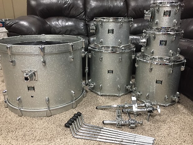 Yamaha oak custom silver hot sale sparkle