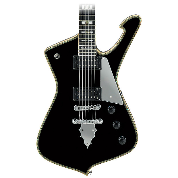 Ibanez PS120-BK Paul Stanley Signature Series Electric Guitar Black image 1