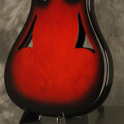 '67 Ampeg ASB-1 Scroll "DEVIL BASS" Cherry-Red restored by Bruce Johnson image 19