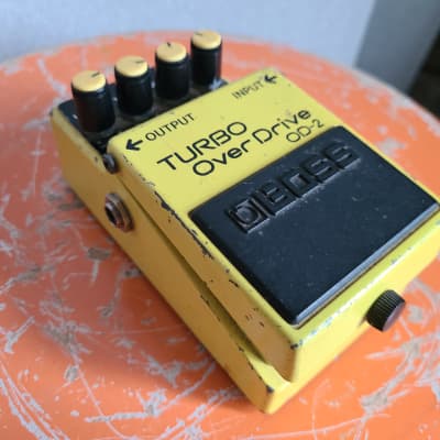 Boss OD-2 Turbo OverDrive (Black Label) - Yellow image 2