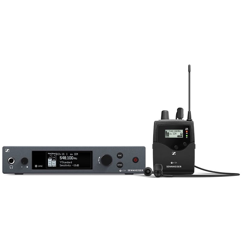 Sennheiser EW IEM G4 Wireless In-Ear Monitor System, Band G (566-608 MHz) image 1