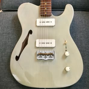 *Make Offer* Rohlack Curvy Thin Catalina T 2018 Antique Blonde + Lollar P90 image 14
