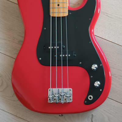 Morris Precision Bass - H.S. Anderson 1981- Red image 3