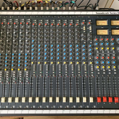 A 1986 Soundcraft 200B compared to modern project studio