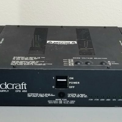 配信機器・PA機器・レコーディング機器 Soundcraft CONSOLE POWER SUPPLY CPS450 Soundcraft CPS 450/B Console Power Supply | Reverb