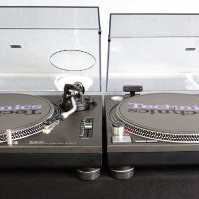 Technics SL-1200 MK3 Professional DJ Turntable Pair - Black