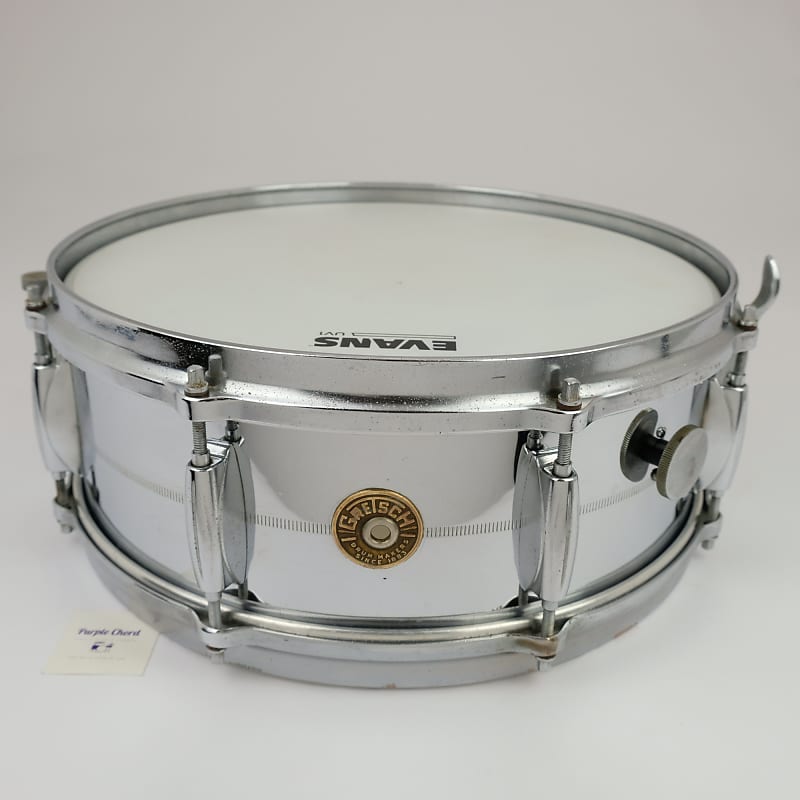 LUDWIG 14 X 6.5 LB422BKT HAMMERED BRASS SNARE DRUM, TUBE LUGS, SEAMLESS  SHELL