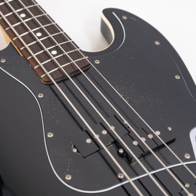 2009 *Non Export* MIJ Fender Aerodyne Jazz Bass Black w/ P/J Pickup Configuration, Padded Gigbag image 3
