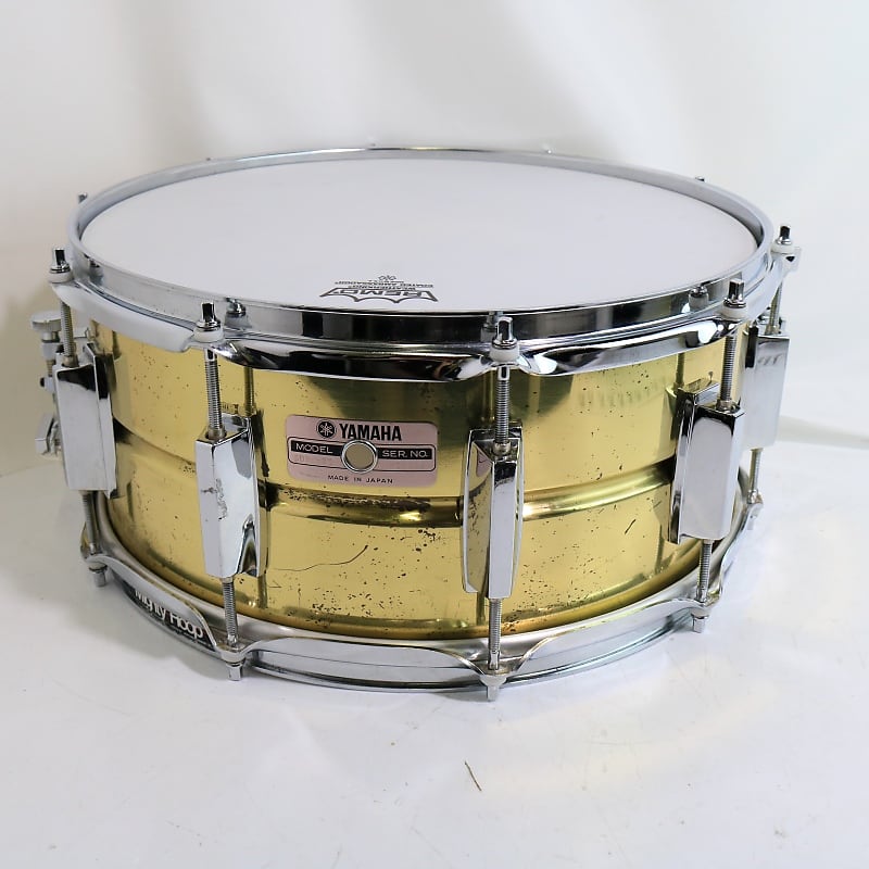 Yamaha SD-496 14x6.5" Brass Snare Drum image 2