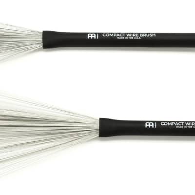 Meinl Stick & Brush SB301 Compact Wire Brushes (pair) image 1