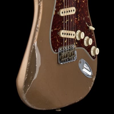 Fender Custom Shop Austin Macnutt Masterbuilt Empire 67 Stratocaster Relic - Firemist Gold #65952 image 6