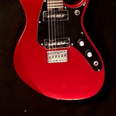 Aria Pro II Jet II CA Candy Apple Red Off-Set Electric Guitar | Reverb
