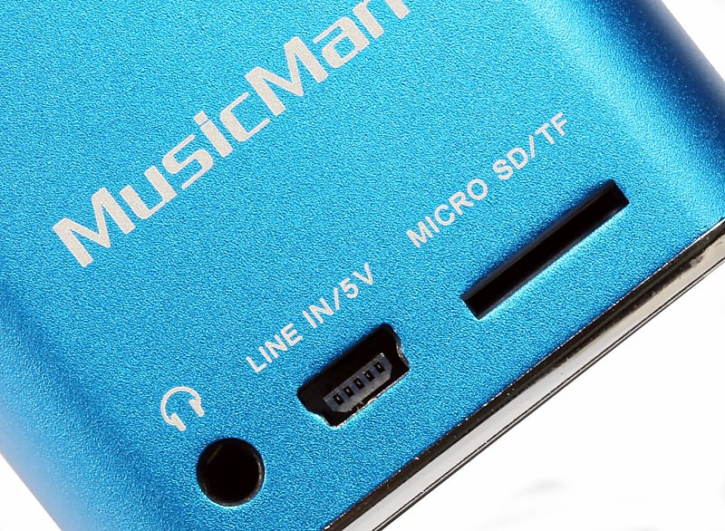 Technaxx Mini Musicman Blue 3W Portable Speaker for Music Instruments |  Reverb