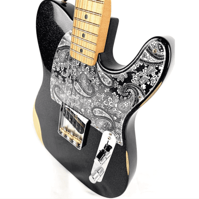 Fender Brad Paisley Esquire 2020 Road Worn Black Sparkle image 8