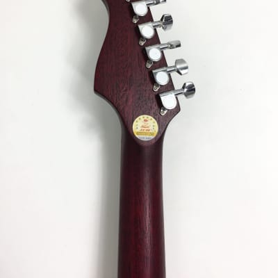 Kapok KATLSRD Thinline Merlot Red HTL Electric Guitar, Coil Split Humbuckers image 8