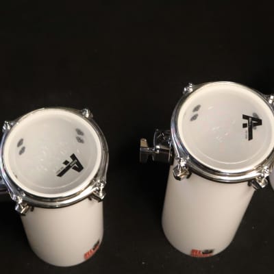 Seamless Acrylic Octobans.   RL Drum Company Solid White 2022 - solid white image 3