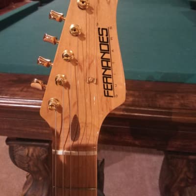 Vintage Rare Fernandes Stratocaster Mid-90's to early 2000's with Studiologic hard case image 13
