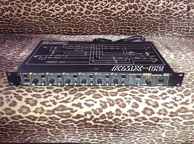 Vintage Korg KMX-62 6 Channel Stereo Keyboard Mixer w/VCA