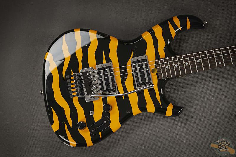 Aria Pro II RS Inazuma Custom 1980s - Tiger Stripe | Reverb