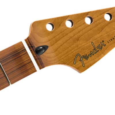 Genuine Fender Roasted Maple Stratocaster Neck 9.5" Pau Ferro C Shape image 1