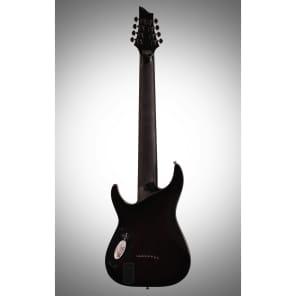 Schecter Hellraiser Hybrid C-8 Electric Guitar, 8-String, Transparent Black Burst image 6