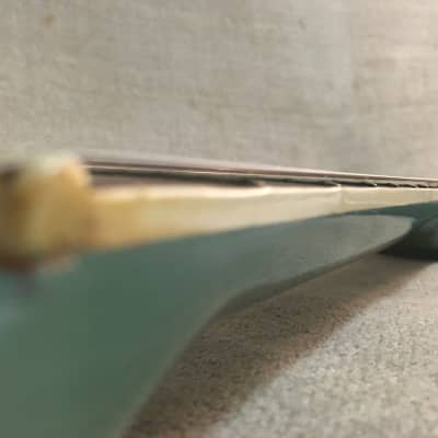 Kimberly 2 Pickup 1960's Seafoam Green Teisco Japan Matching Headstock & Neck Surf Guitar image 23