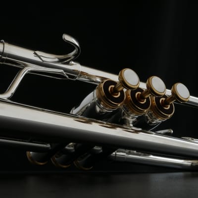 The Wonderful XO 1624 Professional C Trumpet with Gold Trim! image 11