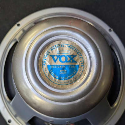 Matched Pair! 1960s Celestion/Vox  Silver Bell Alnico Magnet 12" Guitar Speakers - Look Fantastic - Sound Great! image 2