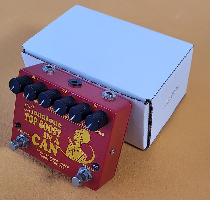 Menatone Top Boost In A Can **Rare Hand-wired 6-knob Version**