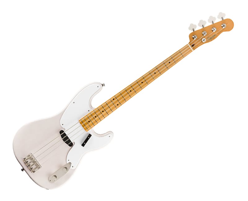 Used Squier Classic Vibe '50s Precision Bass - White Blonde w/ Maple FB image 1