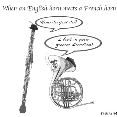 Albeniz - Spanish Suite - for oboe, English horn and piano + humor drawing print image 13