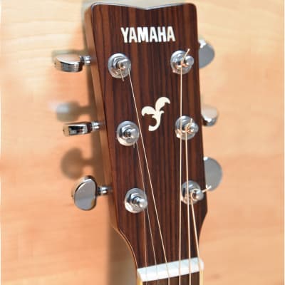 Yamaha FG720SL Solid Top Acoustic Guitar Natural Gloss image 7