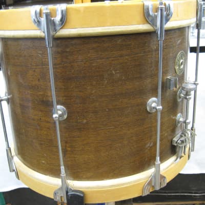 Gretsch 10X14" Round Badge Parade Drum  (182) 50's Mahogany/Maple image 12