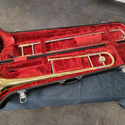 Yamaha YSL-354 Standard Trombone 2010s - Lacquered Brass image 1