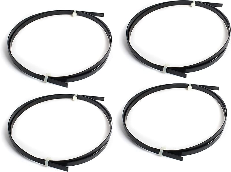 StewMac White ABS Plastic Binding, 65 Inches (1651mm) Long By | Reverb