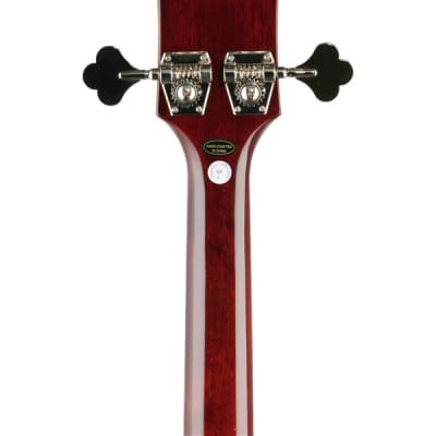 Epiphone Jack Casady Signature Bass Guitar Sparkling Burgundy image 7