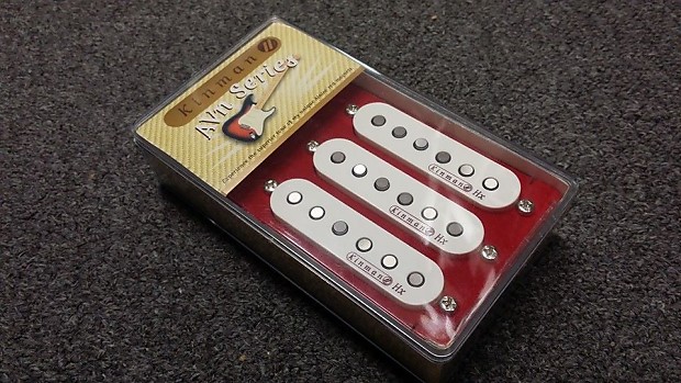Kinman Scoop John Mayer Strat Pickup Set White With Logo