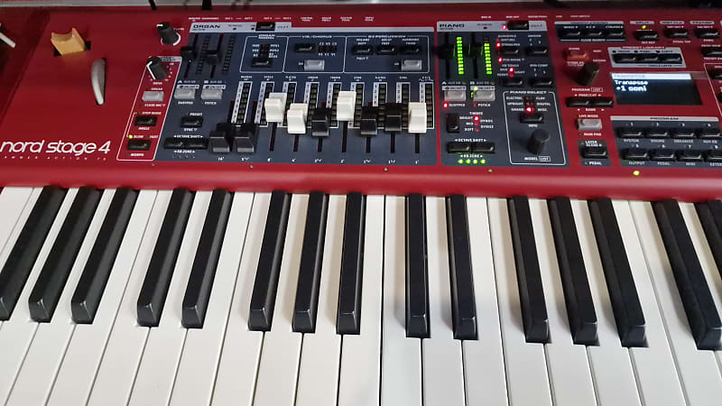 Nord Stage 4 HA73 Hammer Action 73-Key Digital Piano 2023 - Present - Red image 1
