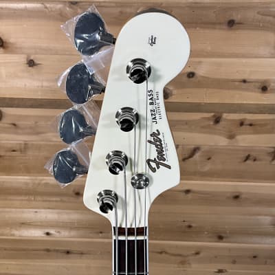 Fender American Vintage II 1966 Jazz Bass 4-String Electric Bass Guitar - Olympic White image 3