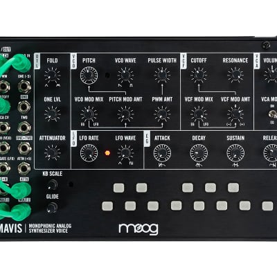 Moog Mavis Monophonic Semi-Modular Analog Synthesizer with Modular Utilities image 9