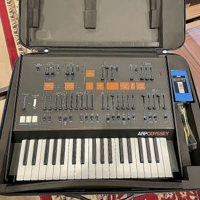 Korg ARP Odyssey Rev3 37-Slim Key Duophonic Analog Synthesizer 2015 - Present - Black/Orange