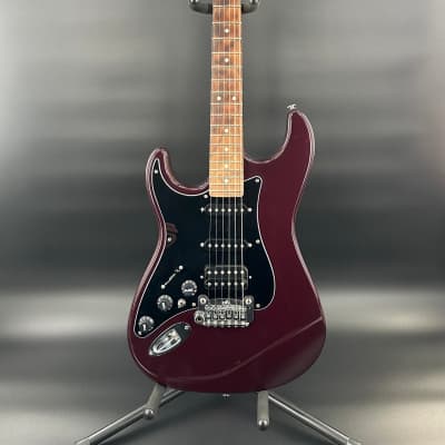 Used G&L Legacy USA Fullerton Deluxe HSS Ruby Red Metallic Left Handed w/bag TSU17287 image 2
