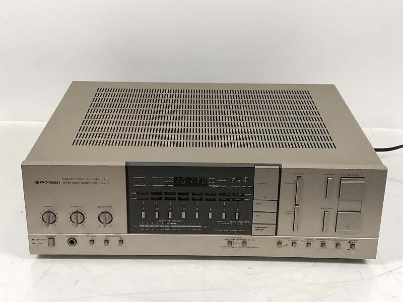 Pioneer Sx 7 Computer Controlled Stereo Receiver Reverb